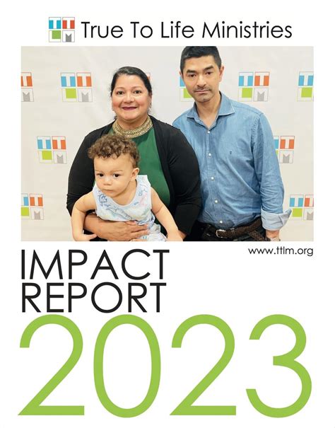 2023 Impact Report — True To Life Ministries