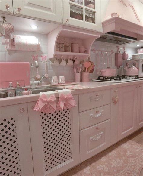 Pink Kitchen Interesante Cocinas rosadas Decoración de cocina