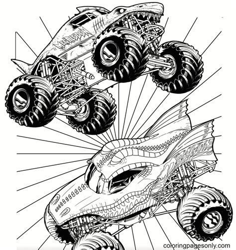 7 Monster Jam Coloring Pages Printables For You Bafsvzv