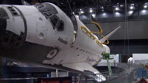 Space Shuttle Atlantis Payload Bay Doors Opening And Booster Nose Cone