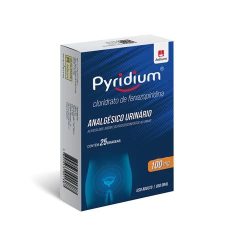 Pyridium 100mg 25 Drágeas PanVel Farmácias