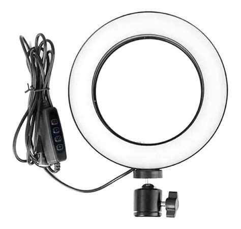 Luz Iluminador Ring Light 6 Polegadas 36 Led Usb Parcelamento Sem Juros