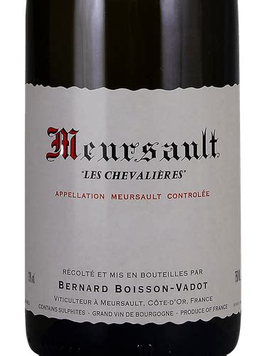 Bernard Boisson Vadot Meursault Les Chevalières Vivino Brasil