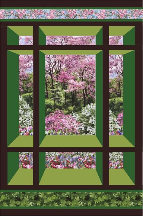 Window On The East Quilt Pattern Cs 01 Attic Window Quilts Quilts Decor Panel Quilt Patterns