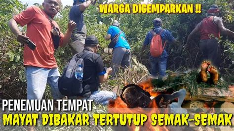 VIRAL WARGA DIGEMPARKAN PENEMUAN KUNO TEMPAT MAYAT DIBAKAR TERTUTUP