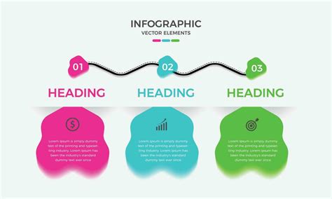 3 pasos negocio infografia modelo elementos para infografía moderno