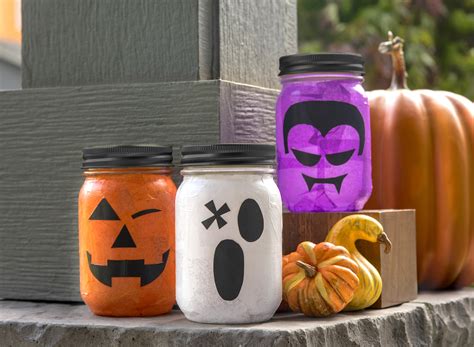 How To Make Halloween Jar Lanterns Gail S Blog