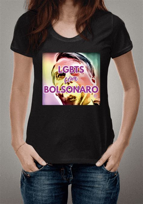 Baby Long Estonada Camiseta Bolsonaro Lgbts Bolsonaro R Em