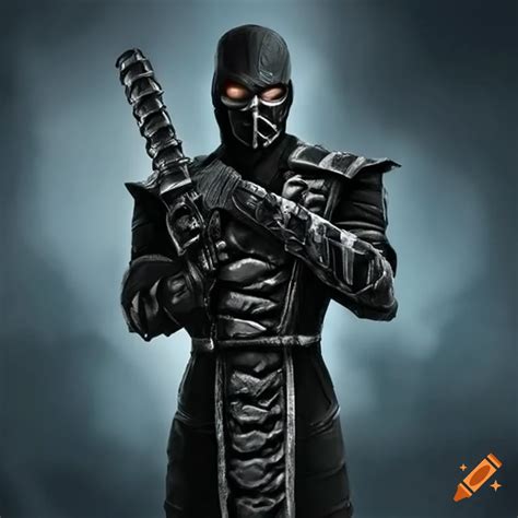 Art Of Noob Saibot From Mortal Kombat On Craiyon