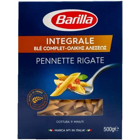 Makarona Integral Pennette Rigate Barilla Gr