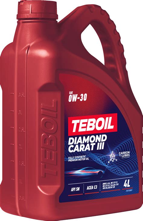 Синтетическое моторное масло TEBOIL DIAMOND CARAT III 0W-30 | Свойства ...