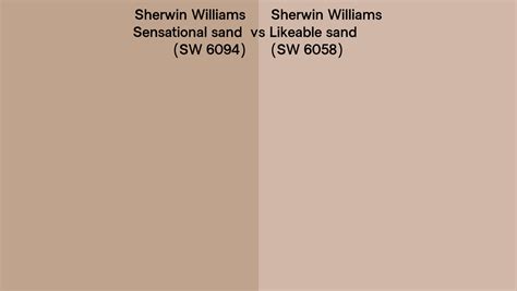 Sherwin Williams Sensational Sand Vs Likeable Sand Side By Side Comparison Hot Sex Picture