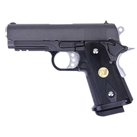 Pistola Softair A Gas Full Metal Blow Back Baby Hi Capacity Nera