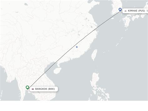 Direct Non Stop Flights From Bangkok To Busan Schedules