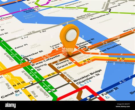 Subway Underground Transport System Map Hi Res Stock Photography And