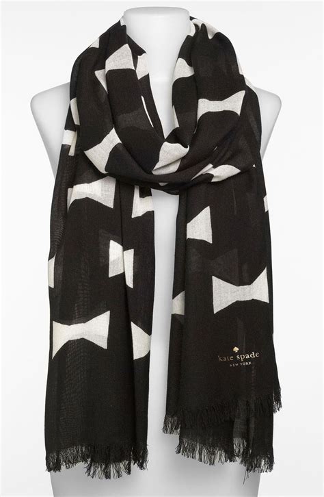 Kate Spade New York Bow Tie Large Scarf Nordstrom