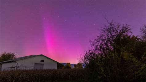 Polarlichter in Hessen schönsten Fotos der spektakulären Naturshow