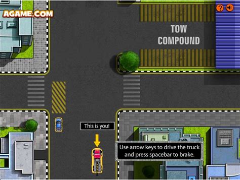 American Tow Truck - Funny Car Games