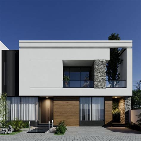 White Villa 白色别墅 建筑景观 室内设计联盟 Powered by Discuz Modern bungalow