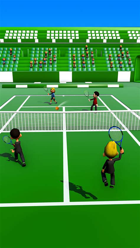 Real Stickman Tennis Sports Multiplayer Game - Mini Tennis Game For ...