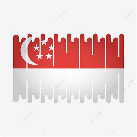 Bandera De Singapur Png Vector Dise O Png Singapur Bandera Png Png