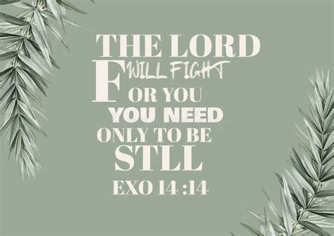 English Bible Verses The Lord Will Fight For You You Need Only To Be