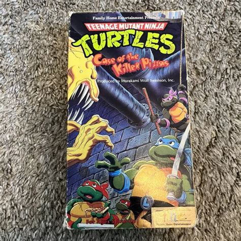 Teenage Mutant Ninja Turtles Case Of The Killer Pizzas Vhs