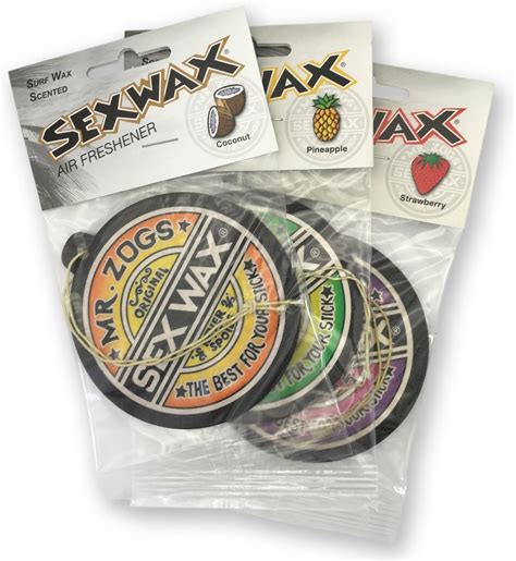 Sex Wax Air Freshener 3 Pack Assorted Cps Health And Household