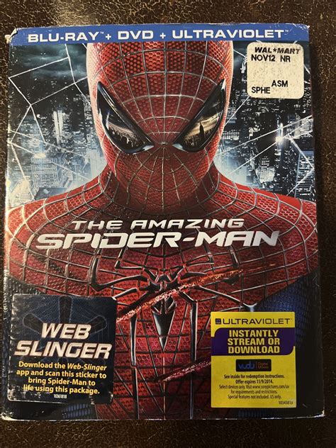 The Amazing Spider Man Blu Ray 2012 43396409705 Ebay