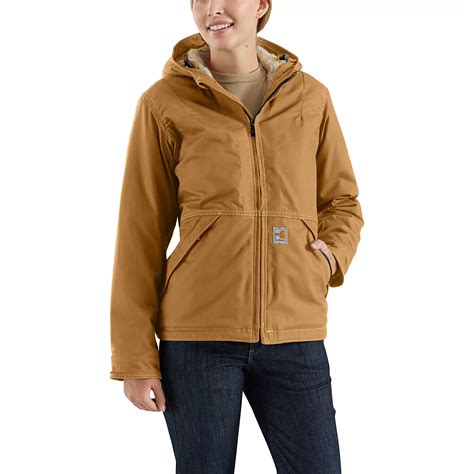 Carhartt Womens Full Swing Quick Duck Sherpa Lined Flame Resistant