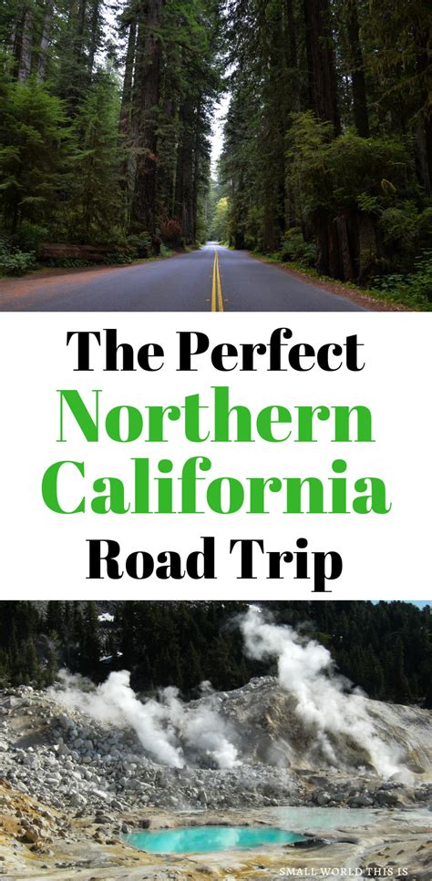 The Complete Northern California Road Trip Itinerary Map