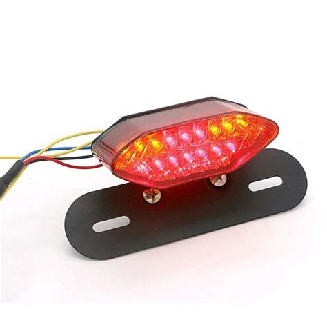 Motosiklet Motosiklet Led Arka Lambas Motor Arka Fla R Dc V Scooter