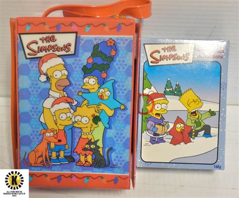 THE SIMPSONS CHRISTMAS ORNAMENTS AND CANDY