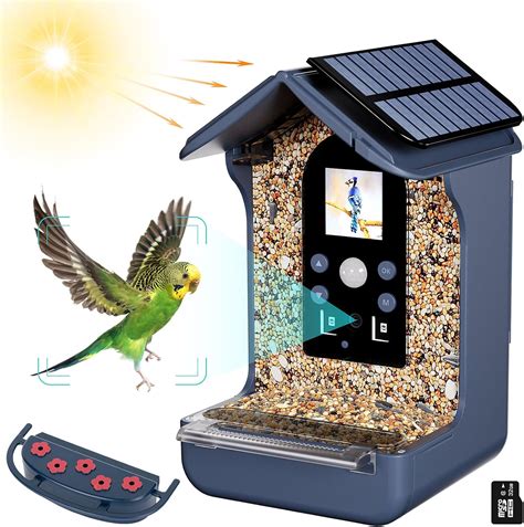 BOZILY Smart Bird Feeder With Camera 1080P HD Bird Feeders Camera