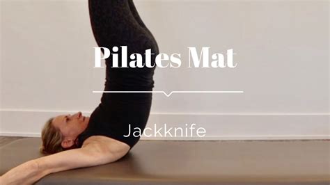 Pilates Reformer Jackknife Exercise Youtube