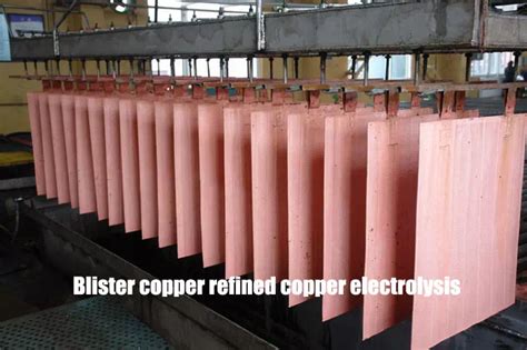 Refining Copper By Electrolytic Method Of Blister Copper News Suny