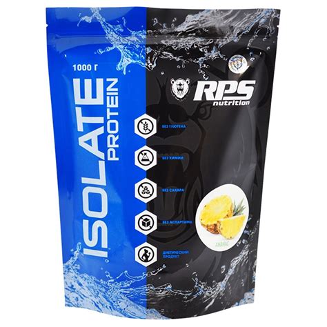 Изолят сывороточного белка, протеин RPS Nutrition Whey Isolate 100% ...