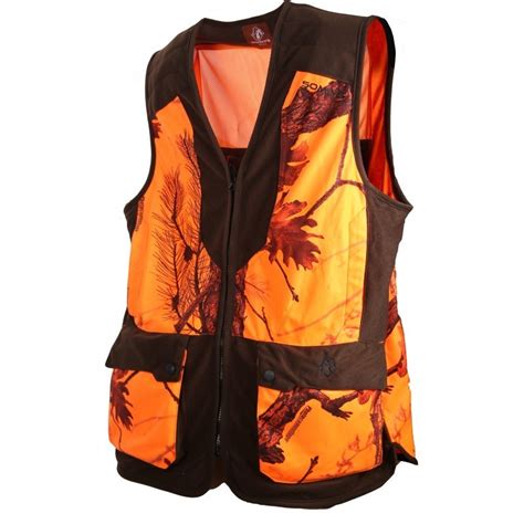 Gilet de chasse camouflé Fire Somlys 248 Gilets de chasse Made in