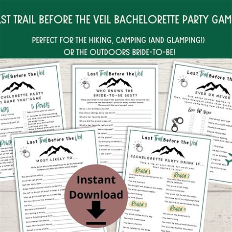 Last Trail Before The Veil Bachelorette Etsy