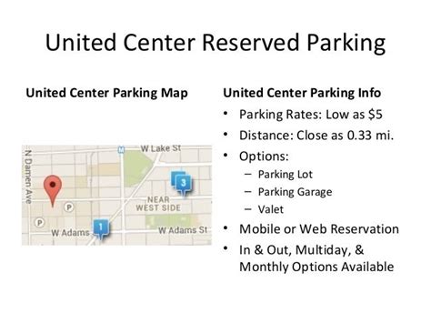 United Center Parking Map, Rates & Pass Guide