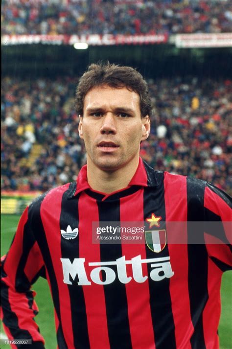 Marco Van Basten Of Ac Milan Looks On During The Serie A Italy