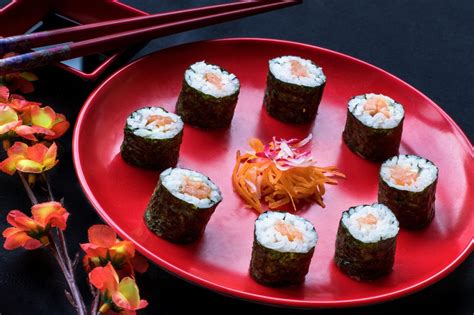 Sushi Flowers Royalty Free Stock Photo