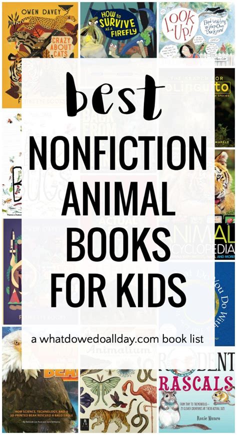 Best Nonfiction Animal Books for Kids