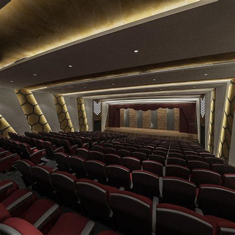 Theater Hall Concept 3d Model By Nvere