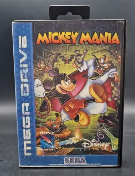 Mickey Mania Sega Megadrive Mega Drive Complet Pal Tr S Bon