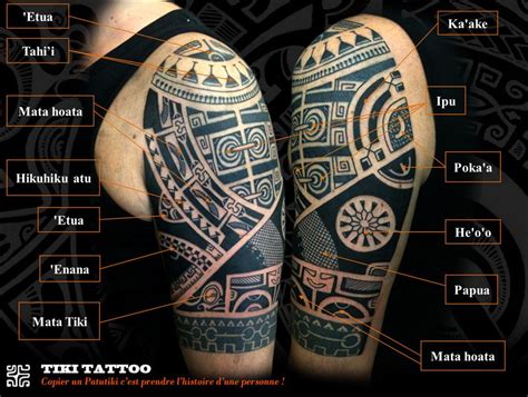 TIKI TATTOO Tatouage polynesien Tatouage marquisien des îles