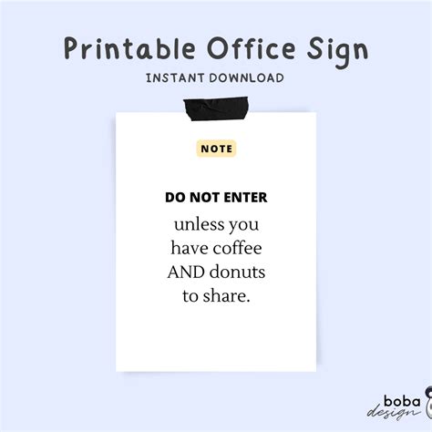 printable funny do not disturb signs for office
