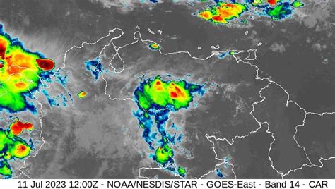 INAMEH Lluvias Del Centro Al Occidente Onda Tropical 17 Se Desplaza