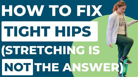 Fix Tight Hip Flexors Without Stretching Youtube