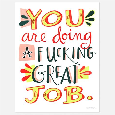 Fab You Are Doing A Great Job X Job Encouragement When